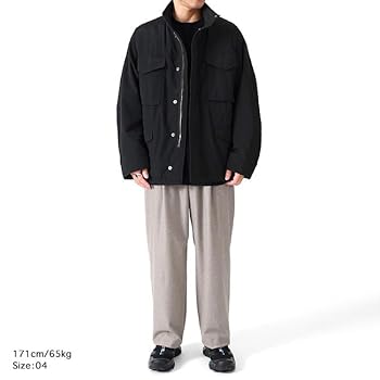 Amazon | [エイトン] メリノウール フランネル イージー ワイド